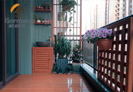 芬蘭木質(zhì)陽臺 蘇州項(xiàng)目